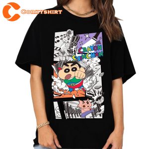 Crayon Shin Chan Funny Comics Shirt