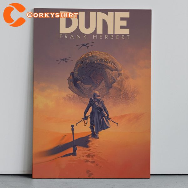 Dune Shai Hulud Arrakis Sandworm Poster