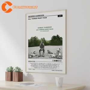 George Harrison All Things Must Pass Tracklist Poster
