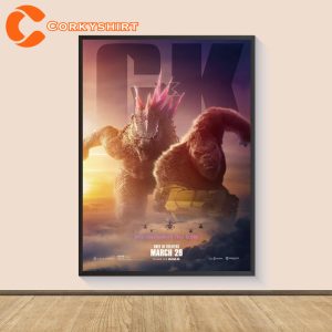 Godzilla vs King Kong 2024 Movie Poster