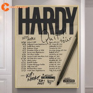 Hardy Quit Tour 2024 Poster