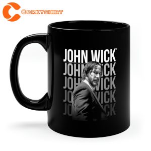 John Wick Suit Black And White Mug