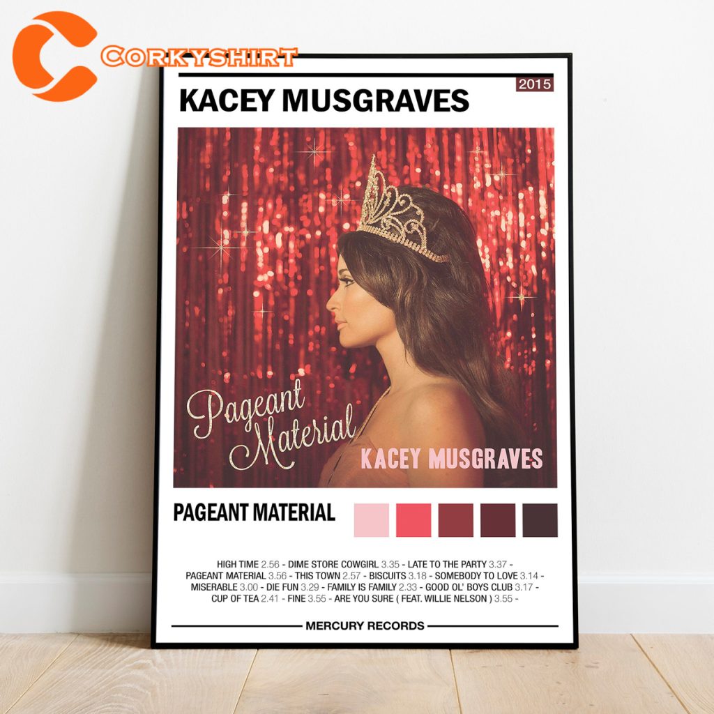 Kacey Musgraves Pageant Material Album Poster