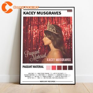 Kacey Musgraves Pageant Material Album Poster