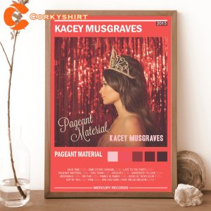 Kacey Musgraves Pageant Material Tracklist Poster