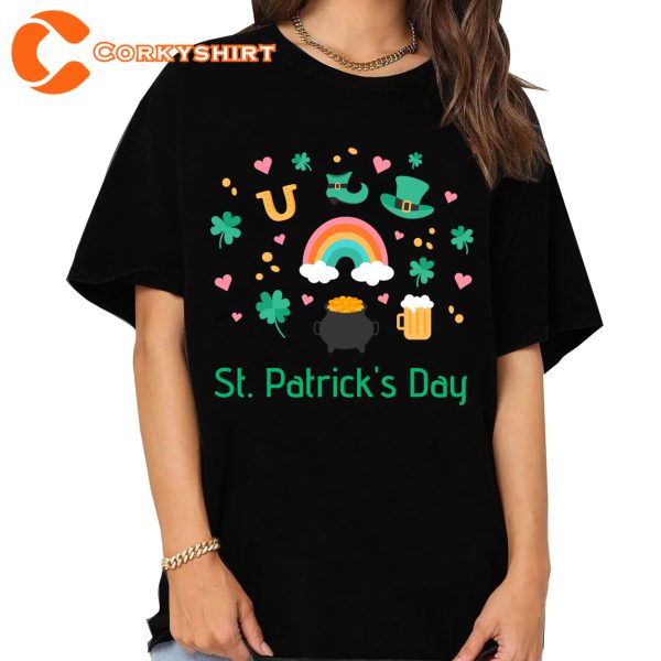 Leprechauns Hat And Shoes St Patricks Day Shirt