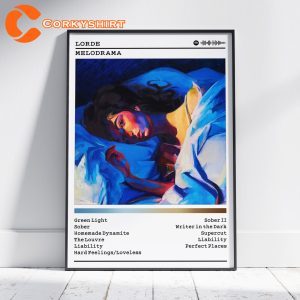 Lorde Album Melodrama Tracklist Poster