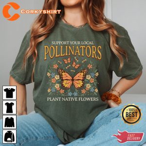 Native Flowers That Attract Bees And Butterflies Shirt