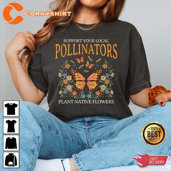 Native Flowers That Attract Bees And Butterflies Shirt