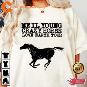 Neil Young And Crazy Horse Love Earth Tour Shirt