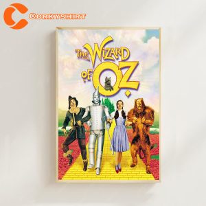 Oz Scarecrow Tin Woodman Dorothy And Cowardly Lion The Wizard Of Oz Poster