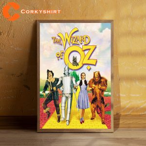 Oz Scarecrow Tin Woodman Dorothy And Cowardly Lion The Wizard Of Oz Poster