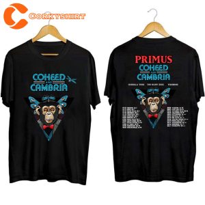 Primus With Coheed And Cambria Tour 2024 Shirt