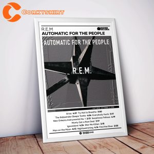 REM Automatic For The People Album Poster