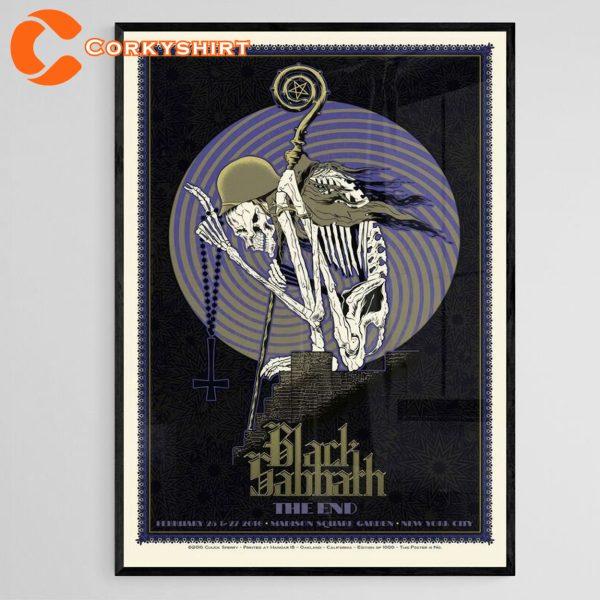 Skeleton Poster Black Sabbath The End Album