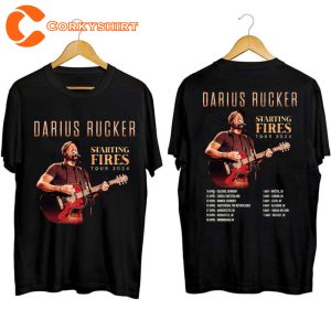 Starting Fires 2024 Darius Rucker Tour Shirt