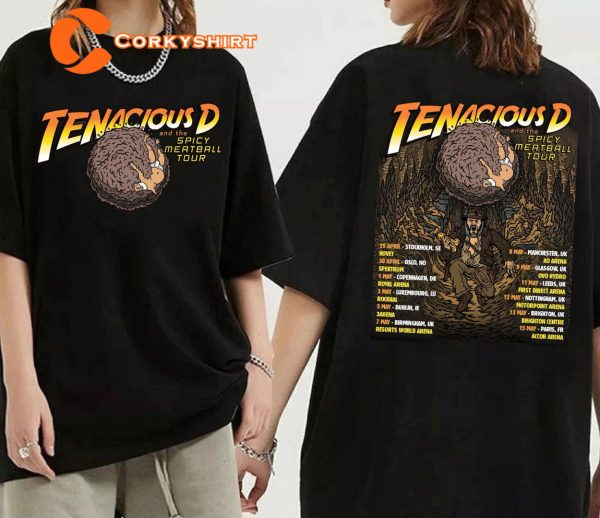 Tenacious D Spicy Meatball Tour 2024 Shirt