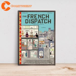 The French Dispatch Characters Poster