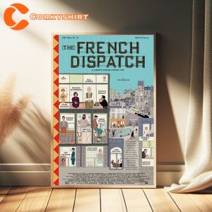 The French Dispatch Characters Poster