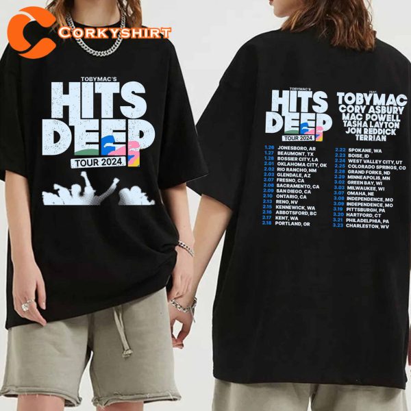 Tobymac Tour 2024 Hits Deep Tour Shirt