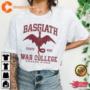 Basgiath War College Dragon Fourth Wing Shirt