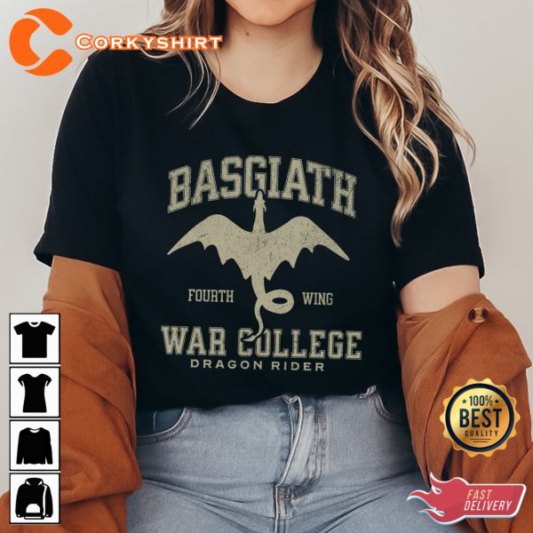 Basgiath War College Dragon Fourth Wing Shirt