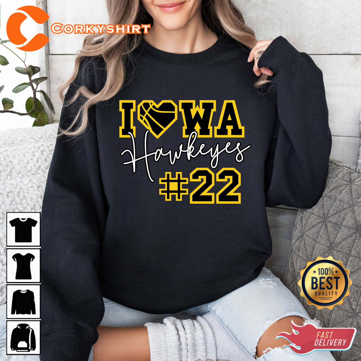Iowa Hawkeyes 22 Caitlin Clark WNBA Shirt