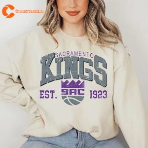 NBA Vintage Sacramento Kings Basketball Sweatshirt