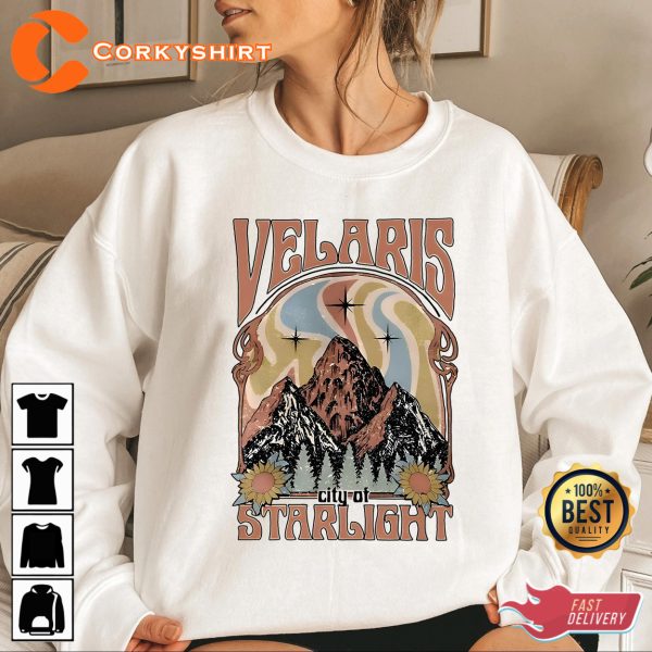 Velaris City of Starlight ACOTAR Mountain Shirt